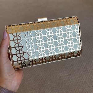Lulu's Gold Box Clutch